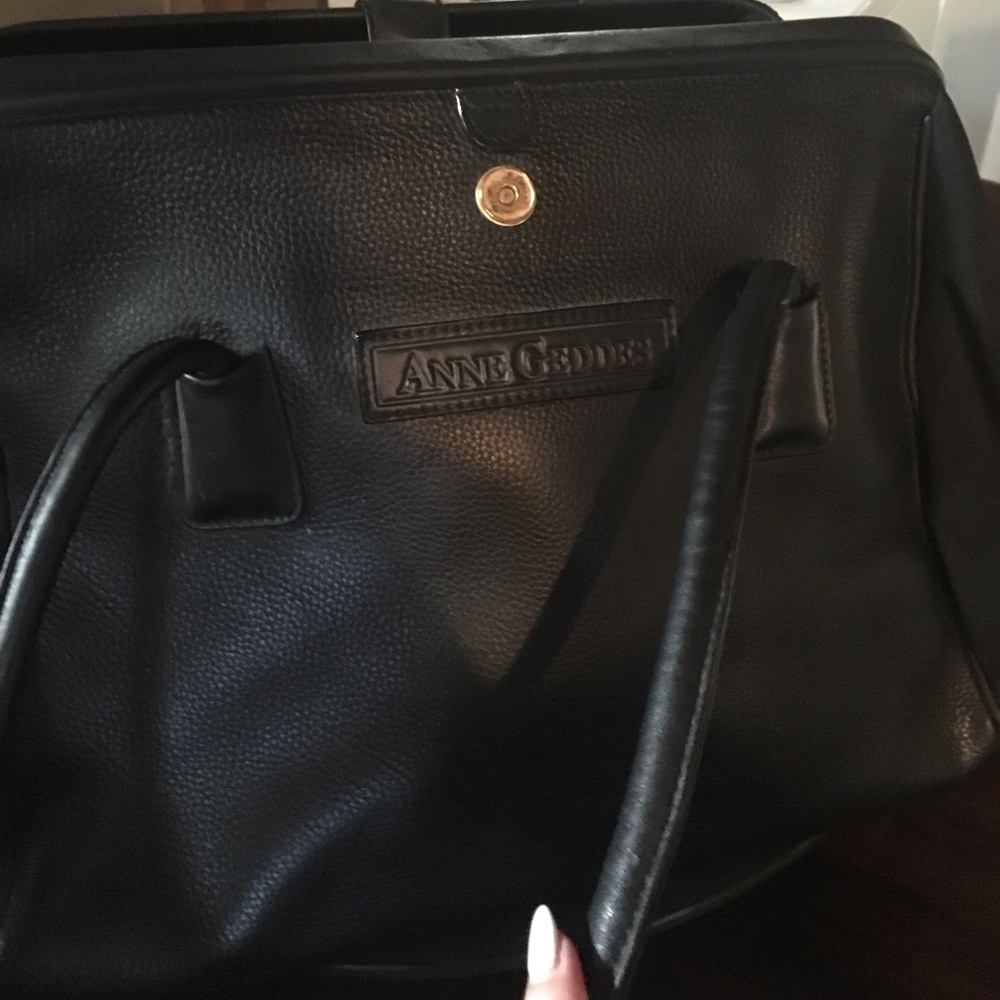 Anne Geddes RARE Diaper bag with bunny outfit